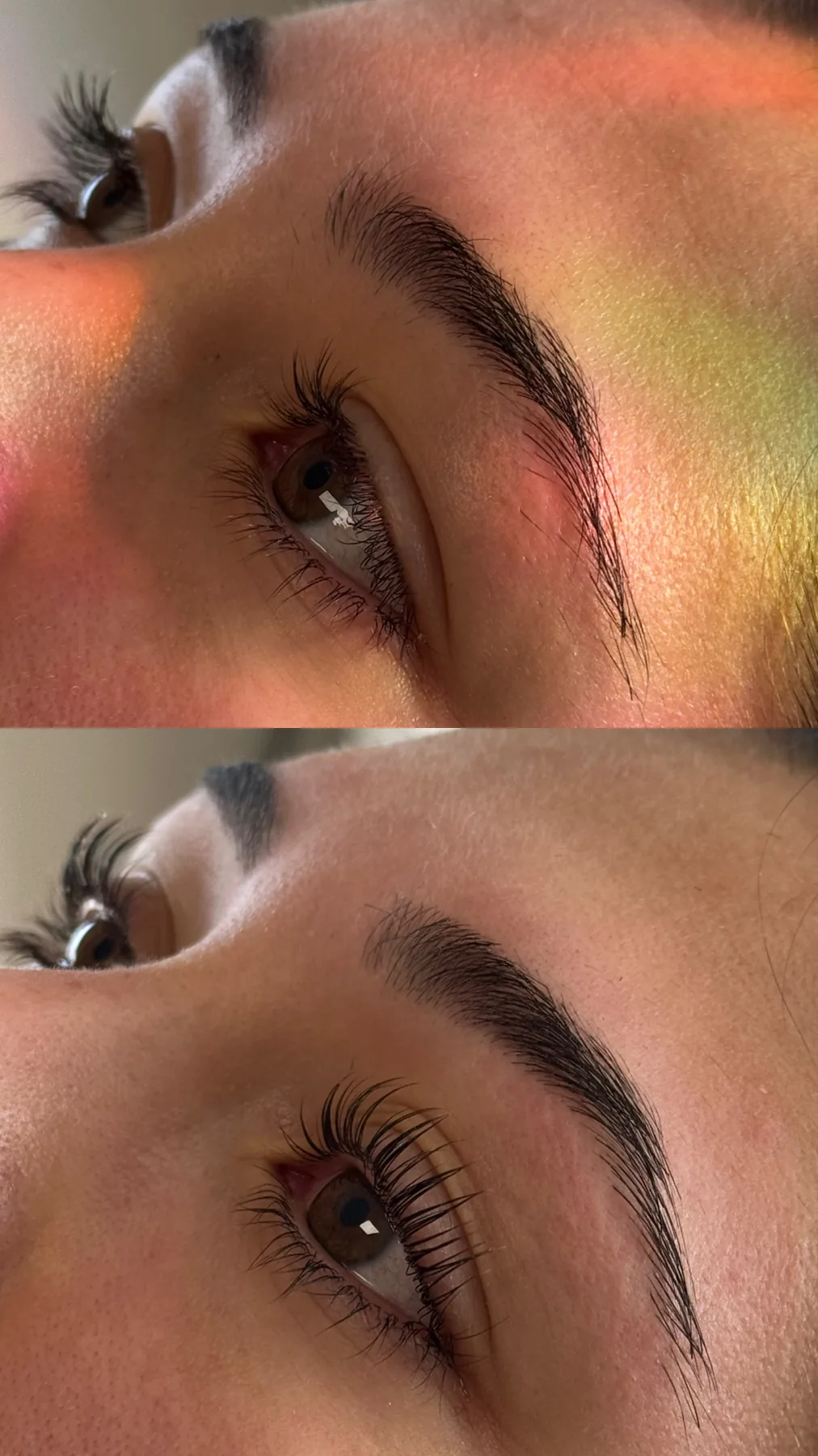 Rehaussement de cils YUMI Lashes résultat Reveal Beauty Sanary